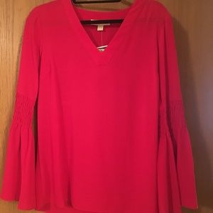 Michael Kors Raspberry Long Sleeve Shirt